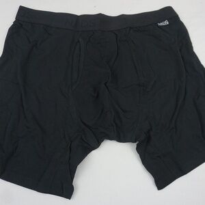 Nads Men's Organic Boxer Brief Large In Black NEW